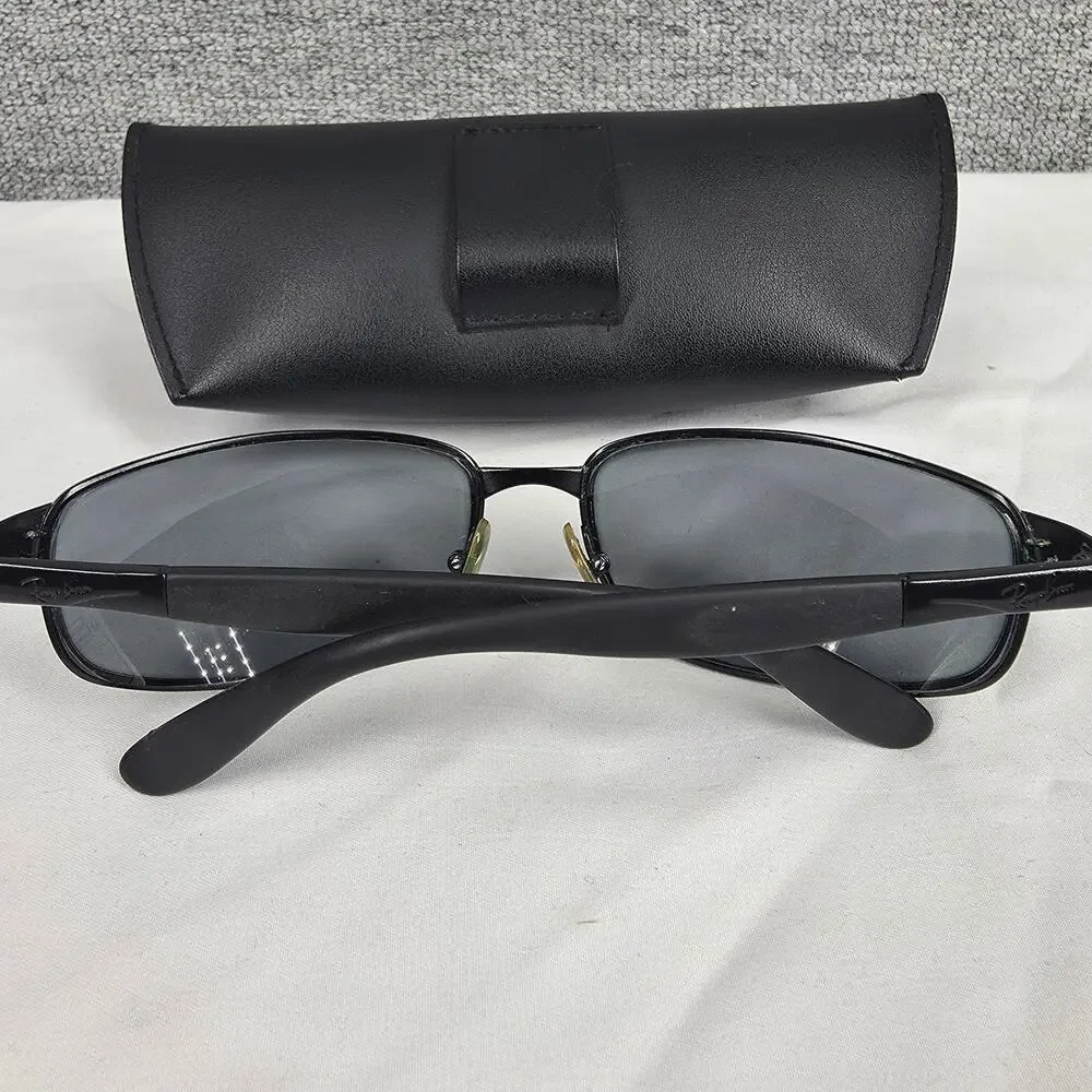 RAY-BAN RB3247 006 BLACK METAL SUNGLASSES 61MM MADE IN ITALY - PRESCRIPTION LENS